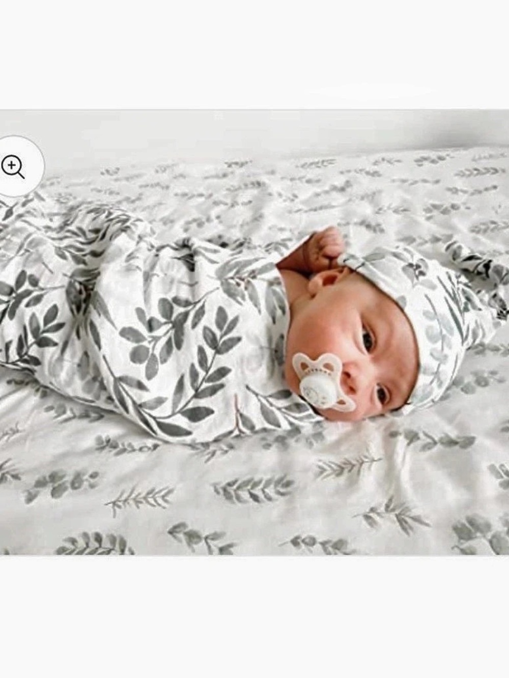 Miaoberry Organic Muslin Swaddle Set| Eucalyptus